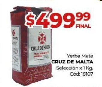 Diarco Cruz de Malta Yerba Mate oferta