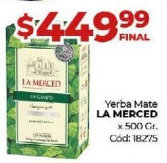 Diarco La Merced Yerba Mate oferta