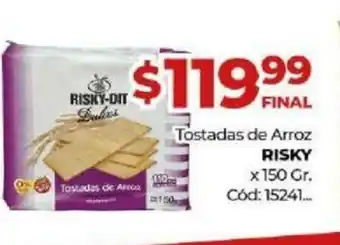 Diarco Risky Tostadas De Arroz oferta