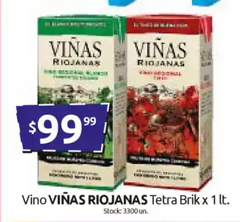 Cordiez Viñas Riojanas Tetra Vino Brik x 1lt oferta