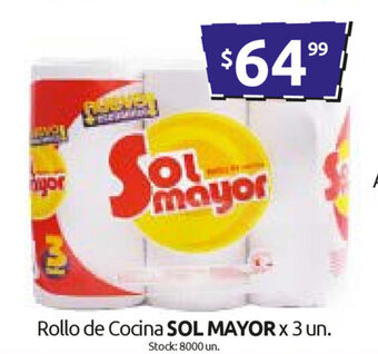 Cordiez Sol Mayor Rollo de Cocina x 3un oferta