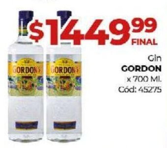 Diarco Gin Gordon oferta