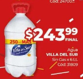 Diarco Agua Villa del Sur oferta