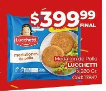Diarco Medallón de Pollo Lucchetti oferta