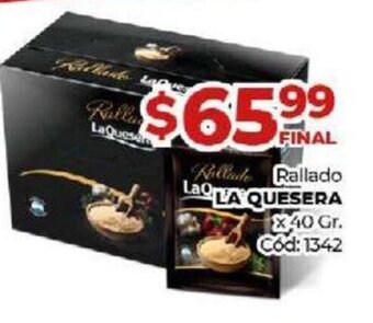 Diarco La Quesera Rallado oferta
