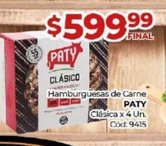 Diarco Hamburguesas de Carne Paty oferta