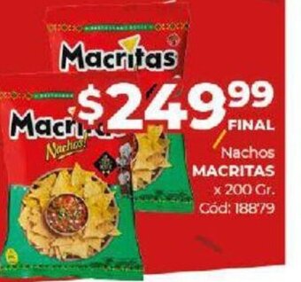 Diarco Nachos Macritas oferta