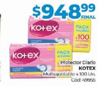 Diarco Protector Diario Kotex oferta