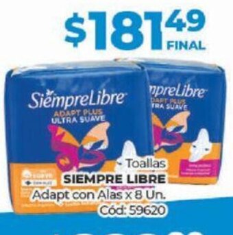 Diarco Toallas Siempre Libre oferta