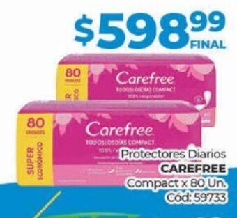 Diarco Protectores Diarios Carefree oferta