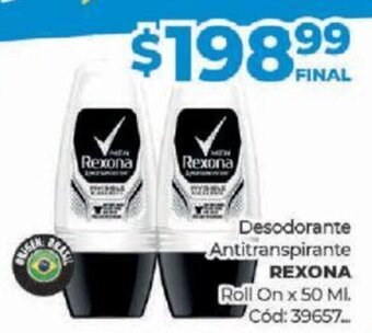 Diarco Desodorante Antitranspirante Rexona oferta