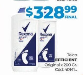 Diarco Talco Efficient oferta