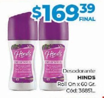 Diarco Desodorante Hinds oferta