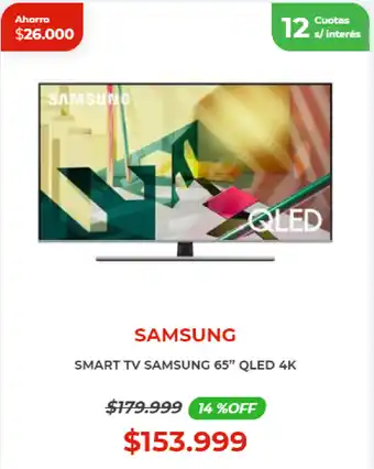 Naldo Lombardi Samsung Smart TV 65" Qled 4K oferta