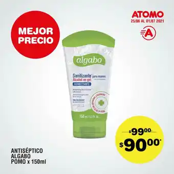 Atomo Conviene Algabo Pomo Antiséptico x 150ml oferta