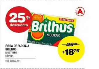 Atomo Conviene Fibra De Esponja Esfrebom Teflón oferta