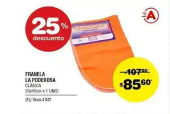 Atomo Conviene Franela La Poderosa Clásica 35x45cm x 1 unid oferta