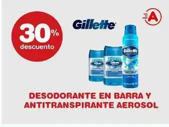 Atomo Conviene Gillette Desodorante En Barra Y Antitranspirante Aerosol 30% Descuento oferta