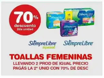 Atomo Conviene SiempreLibre Especial O SiempreLibre Toallas Femeninas oferta