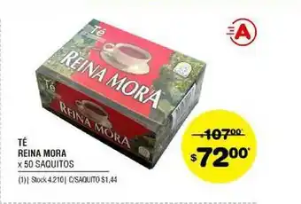 Atomo Conviene Reina Mora Té x 50 saquitos oferta