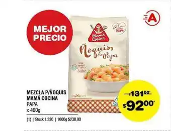 Atomo Conviene Mamá Cocina Papa Mezcla P/Ñoquis x 400g oferta