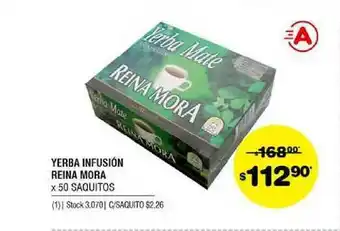 Atomo Conviene Reina Mora Yerba Infusión x 50 saquitos oferta