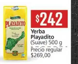Supermercados Aiello Playadito Yerba (Suave) 500g oferta