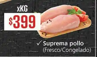 Supermercados Aiello Suprema Pollo (Fresco/Congelado) oferta