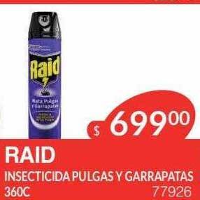 Masivos Raid insecticida pulgas y garrapatas oferta