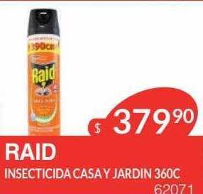 Masivos Raid insecticida casa y jardin oferta