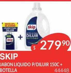 Masivos Skip jabon liquido p diluir oferta