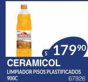 Ceramicol limpiador pisos plastificados