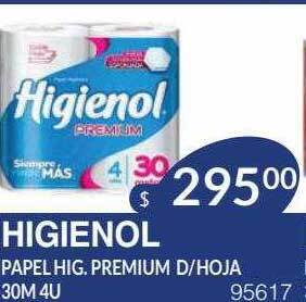 Masivos Higienol papel hig premium d hoja oferta
