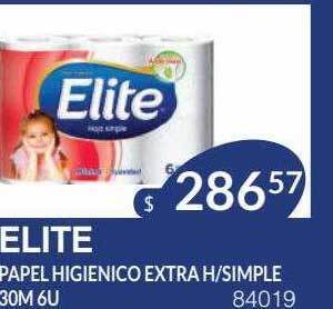 Masivos Elite papel higienico extra h simple oferta