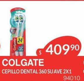 Masivos Colgate cepillo dental 360 suave oferta