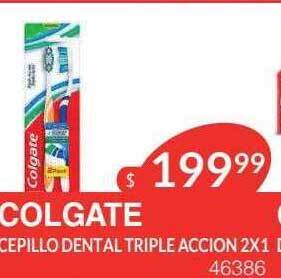 Masivos Colgate cepillo dental triple accion oferta