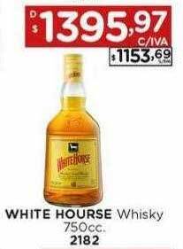 Hipermay White hourse whisky 750cc oferta