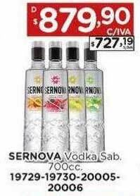 Hipermay Sernova vodka sab. 700cc oferta