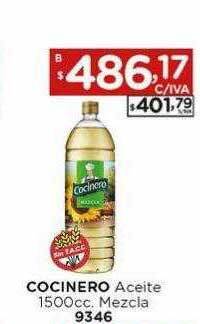 Hipermay Cocinero aceite 1500cc. mezcla oferta