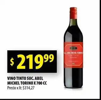 Vino tinto suc.abel michel torino x 700 cc