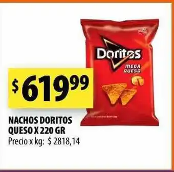 Punto Mayorista Nachos doritos queso x 220 gr oferta