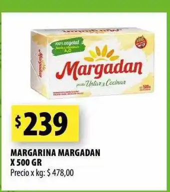 Punto Mayorista Margarina margadan x 500 gr oferta