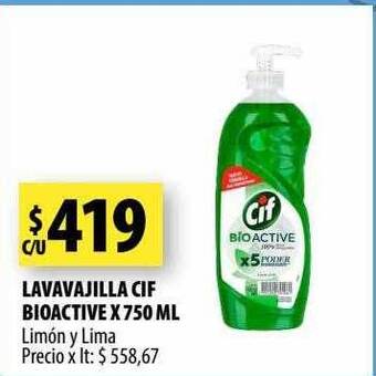 Punto Mayorista Lavavajilla cif bioactive oferta