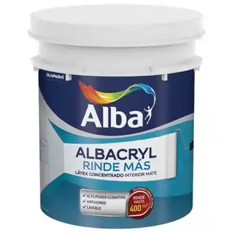 Easy Latex interior albacryl rinde mas blanco 20l oferta
