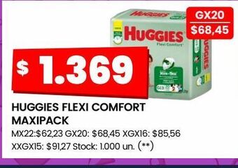 Changomas Huggies flexi comfort maxipack oferta