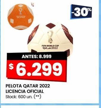 Changomas Pelota qatar 2022 licencia oficial oferta