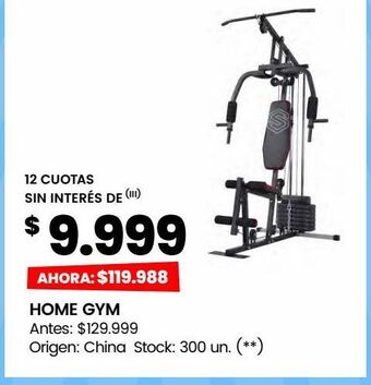 Changomas Home gym oferta