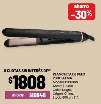 Changomas Planchita de pelo 230c atma oferta