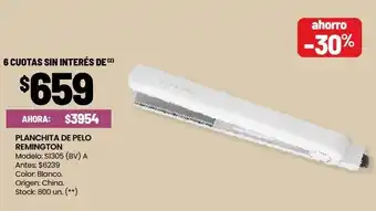 Changomas Planchita de pelo remington oferta