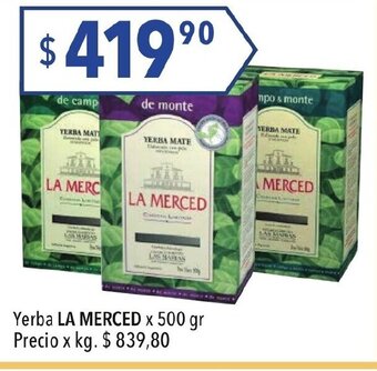 Hergo Yerba La Merced x 500 gr oferta